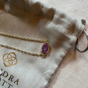 Kendra Scott Eliana Bracelet in Drusy / Purple